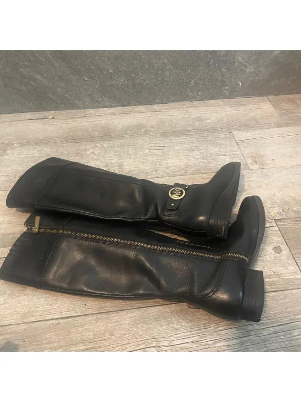 michael kors harland knee riding  boots